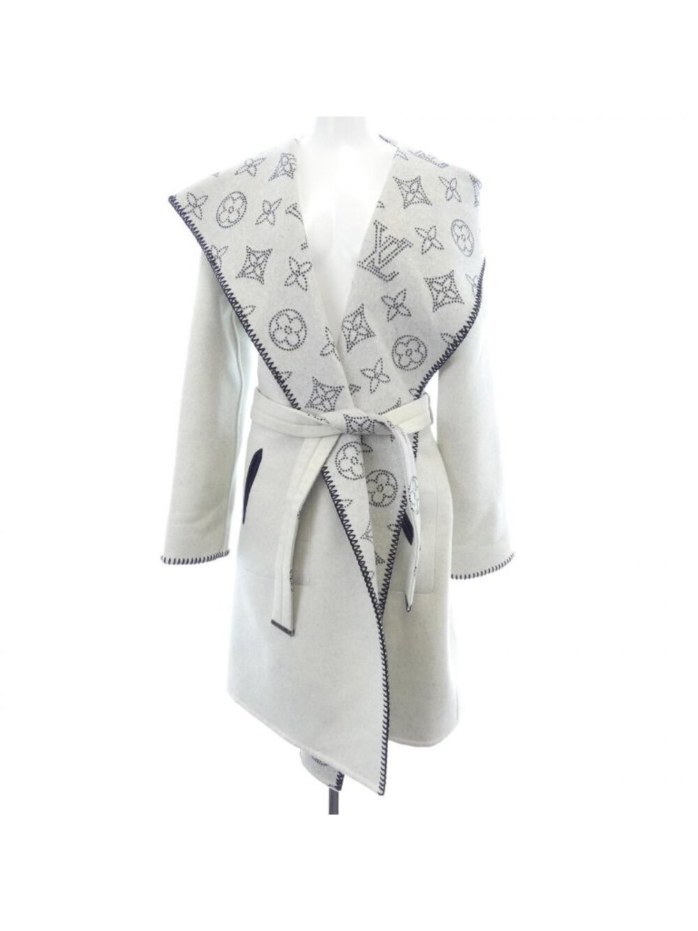 Louis Vuitton Reversible Mahina Monogram Wrap Coat
